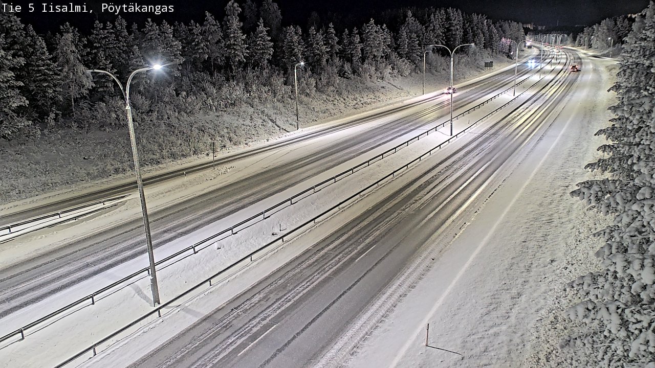 Weather Camera Image Väg 5 Idensalmi, Pöytäkangas, Iisalmi, Pohjois-Savo
