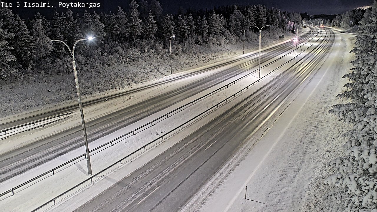 Weather Camera Image Väg 5 Idensalmi, Pöytäkangas, Iisalmi, Pohjois-Savo