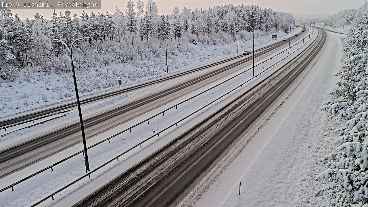 Weather Camera Image Väg 5 Idensalmi, Pöytäkangas, Iisalmi, Pohjois-Savo
