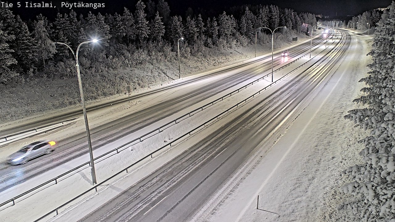 Weather Camera Image Väg 5 Idensalmi, Pöytäkangas, Iisalmi, Pohjois-Savo
