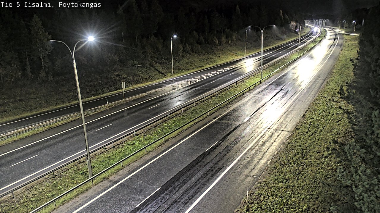 Weather Camera Image Road 5 Iisalmi, Pöytäkangas, Iisalmi, Pohjois-Savo