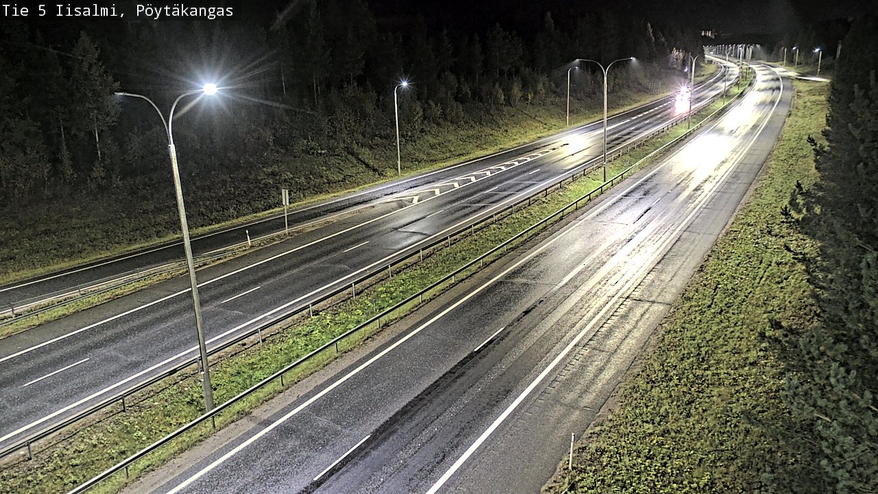 Weather Camera Image Road 5 Iisalmi, Pöytäkangas, Iisalmi, Pohjois-Savo