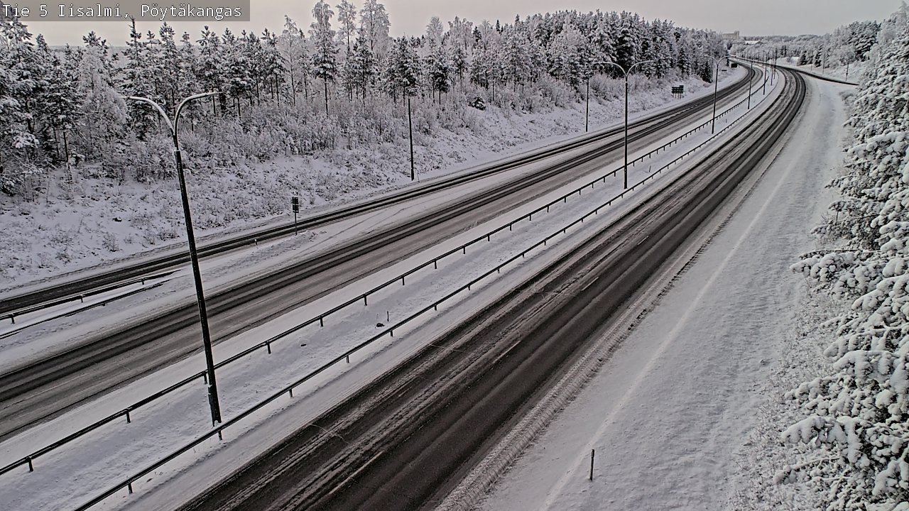 Weather Camera Image Väg 5 Idensalmi, Pöytäkangas, Iisalmi, Pohjois-Savo