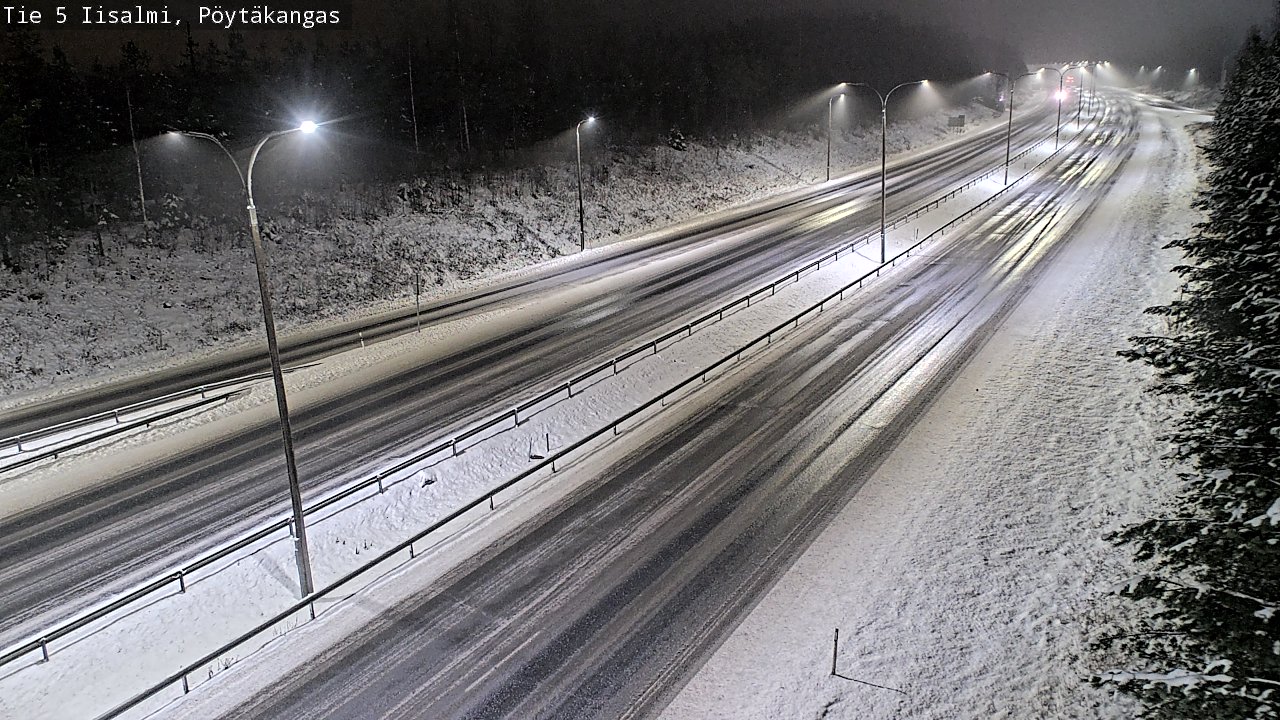Weather Camera Image Road 5 Iisalmi, Pöytäkangas, Iisalmi, Pohjois-Savo