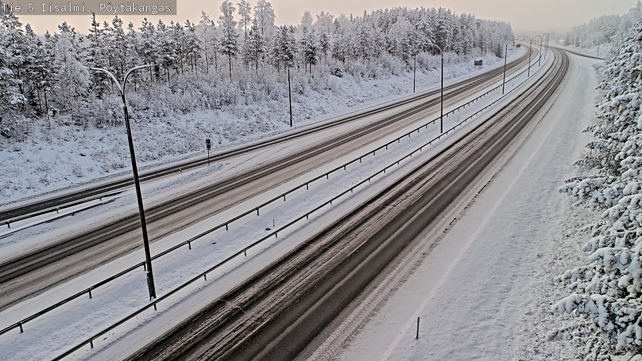 Weather Camera Image Väg 5 Idensalmi, Pöytäkangas, Iisalmi, Pohjois-Savo