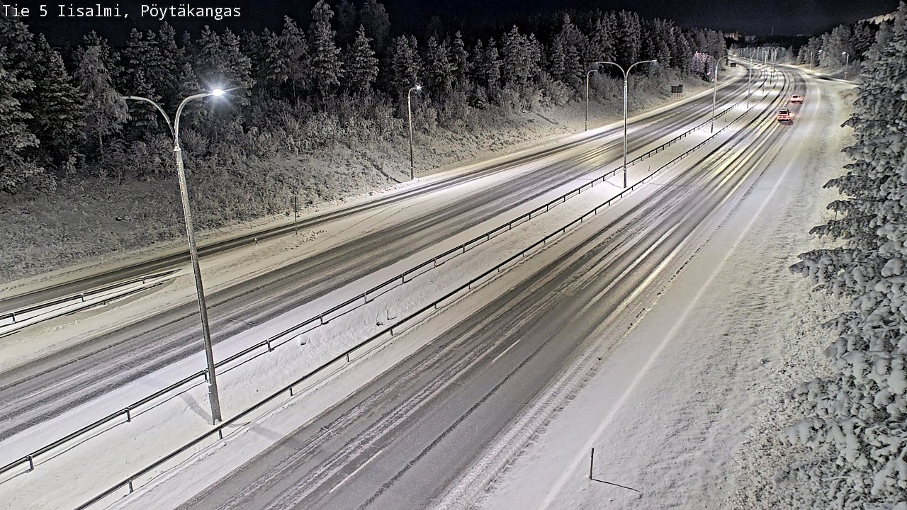 Weather Camera Image Väg 5 Idensalmi, Pöytäkangas, Iisalmi, Pohjois-Savo