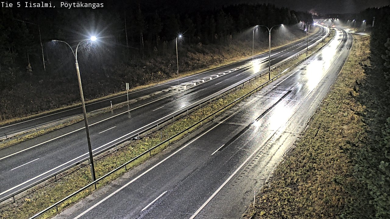 Weather Camera Image Väg 5 Idensalmi, Pöytäkangas, Iisalmi, Pohjois-Savo