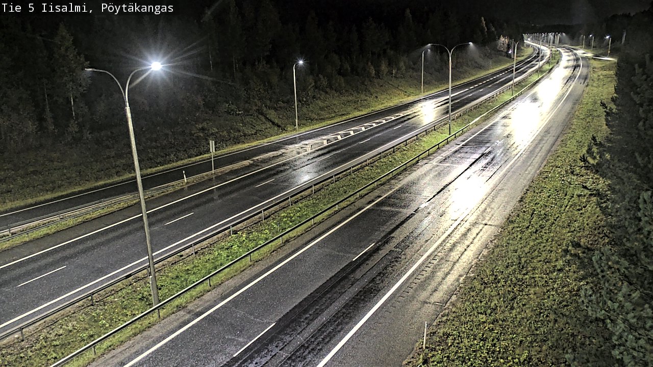 Weather Camera Image Road 5 Iisalmi, Pöytäkangas, Iisalmi, Pohjois-Savo