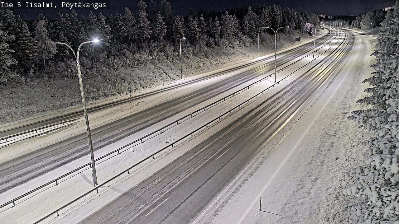 Weather Camera Image Väg 5 Idensalmi, Pöytäkangas, Iisalmi, Pohjois-Savo
