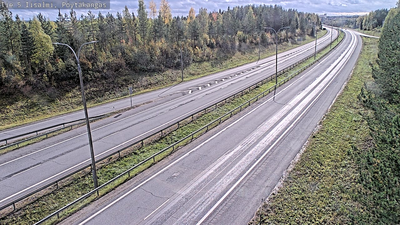 Weather Camera Image Road 5 Iisalmi, Pöytäkangas, Iisalmi, Pohjois-Savo