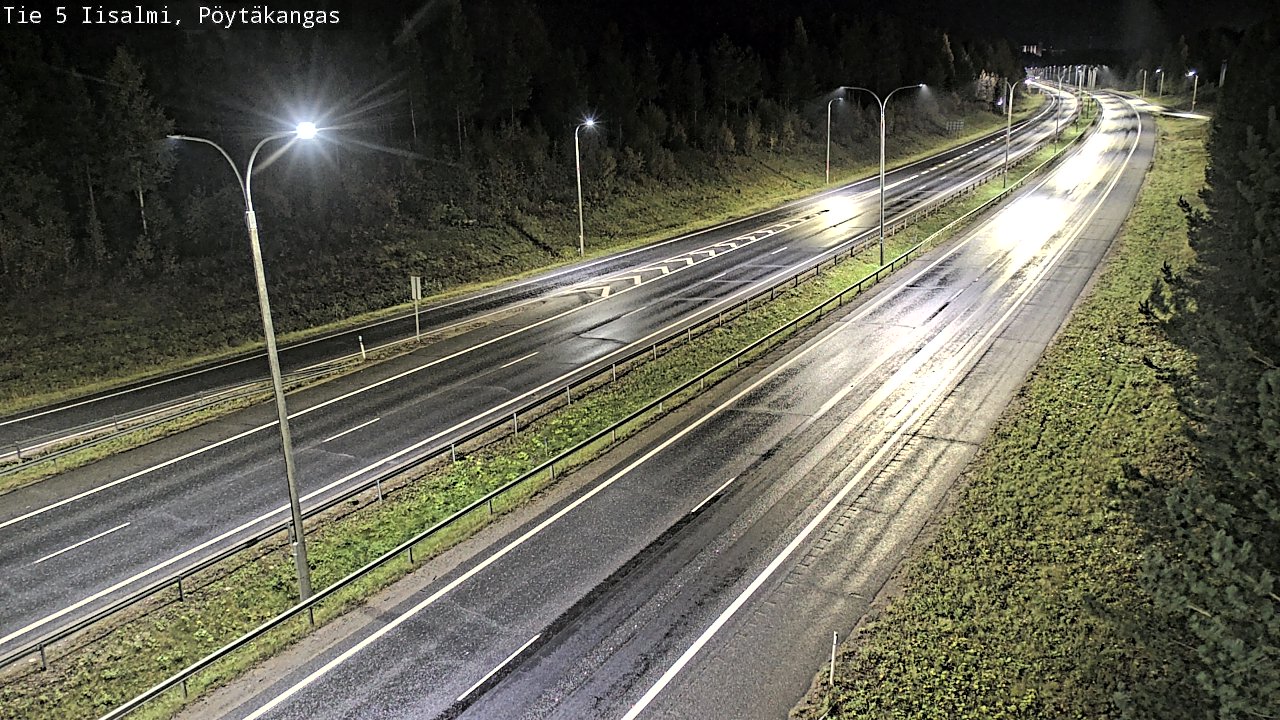 Weather Camera Image Road 5 Iisalmi, Pöytäkangas, Iisalmi, Pohjois-Savo