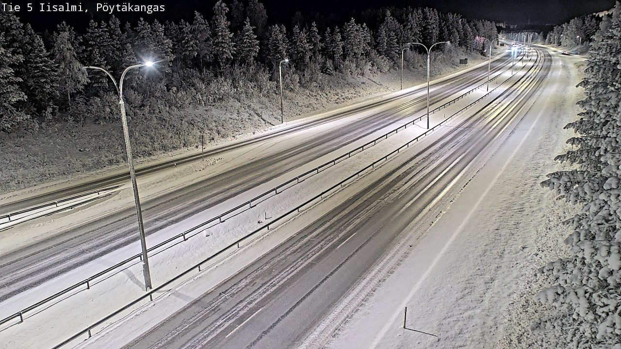 Weather Camera Image Väg 5 Idensalmi, Pöytäkangas, Iisalmi, Pohjois-Savo