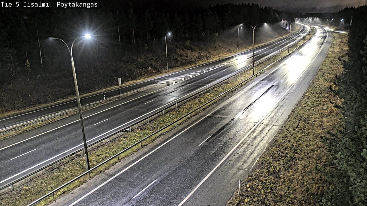 Weather Camera Image Väg 5 Idensalmi, Pöytäkangas, Iisalmi, Pohjois-Savo