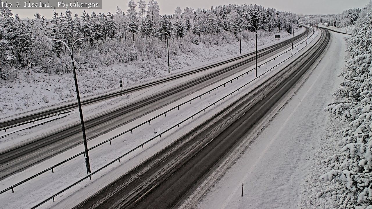Weather Camera Image Väg 5 Idensalmi, Pöytäkangas, Iisalmi, Pohjois-Savo