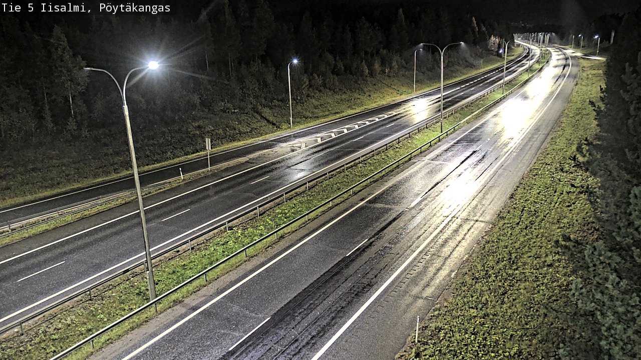 Weather Camera Image Road 5 Iisalmi, Pöytäkangas, Iisalmi, Pohjois-Savo