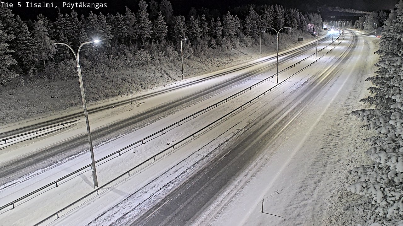 Kelikamerat Kuva Tie 5 Iisalmi, Pöytäkangas, Iisalmi, Pohjois-Savo