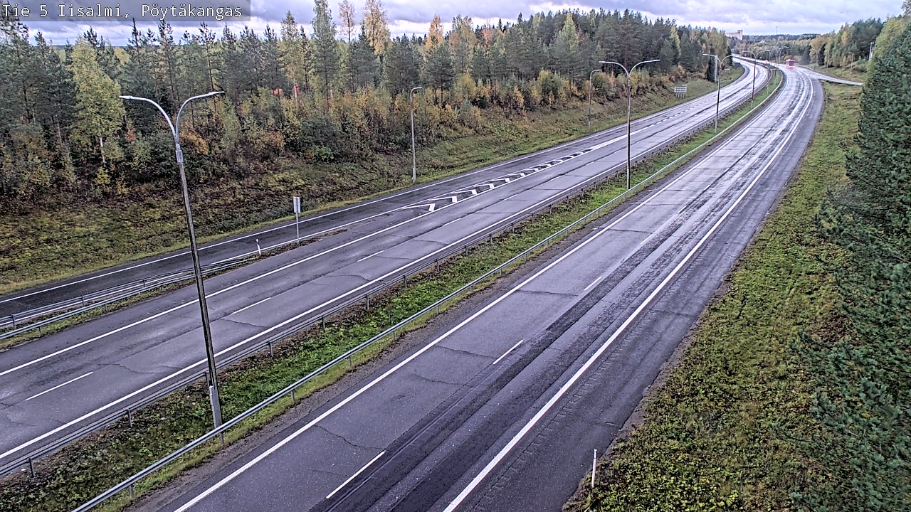 Weather Camera Image Road 5 Iisalmi, Pöytäkangas, Iisalmi, Pohjois-Savo