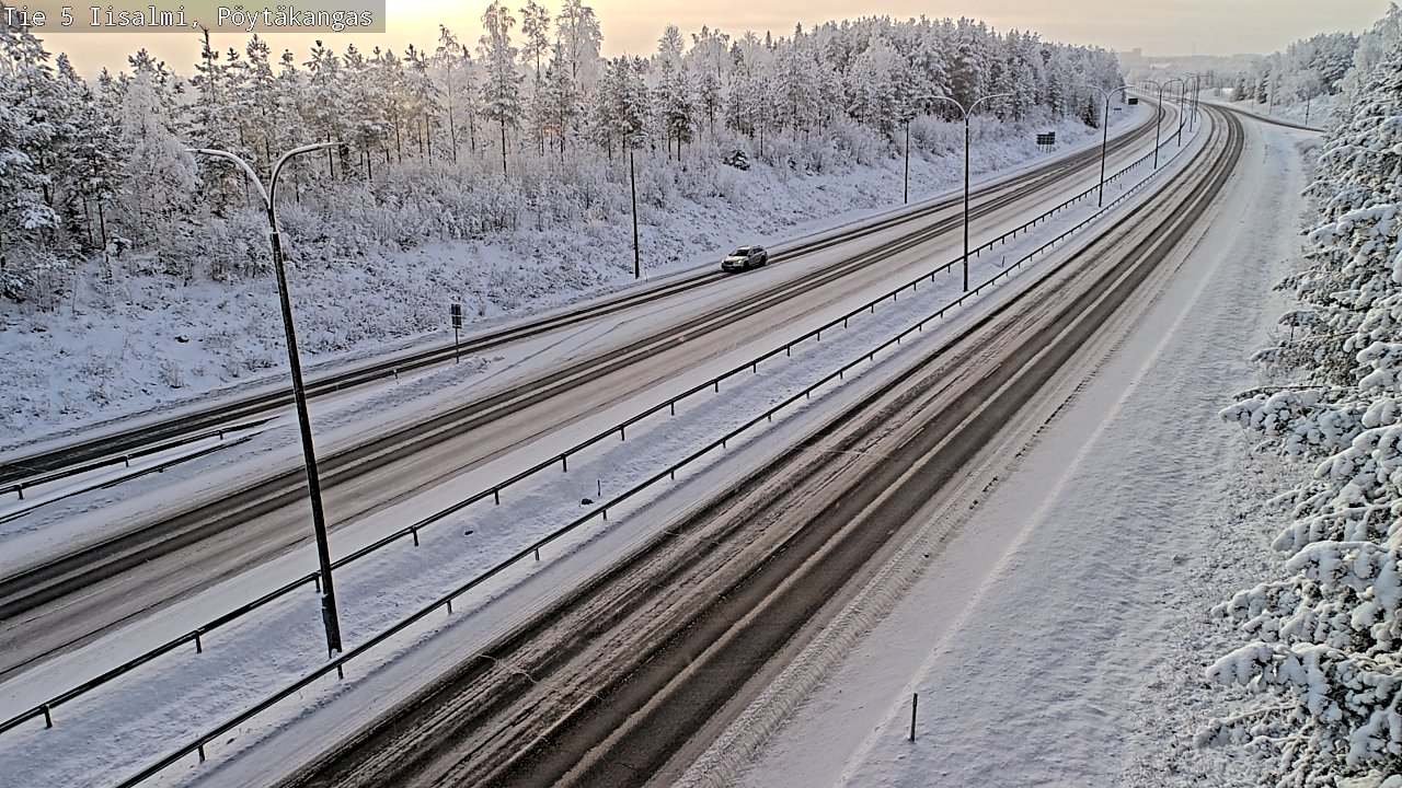 Weather Camera Image Väg 5 Idensalmi, Pöytäkangas, Iisalmi, Pohjois-Savo