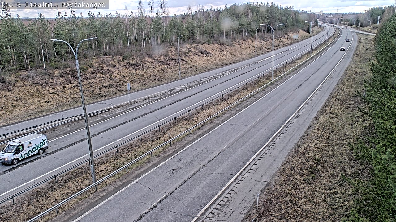 Weather Camera Image Road 5 Iisalmi, Pöytäkangas, Iisalmi, Pohjois-Savo