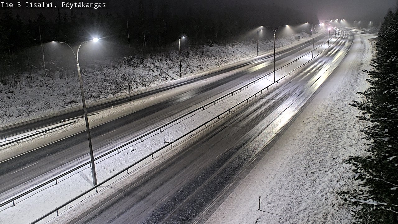 Weather Camera Image Road 5 Iisalmi, Pöytäkangas, Iisalmi, Pohjois-Savo