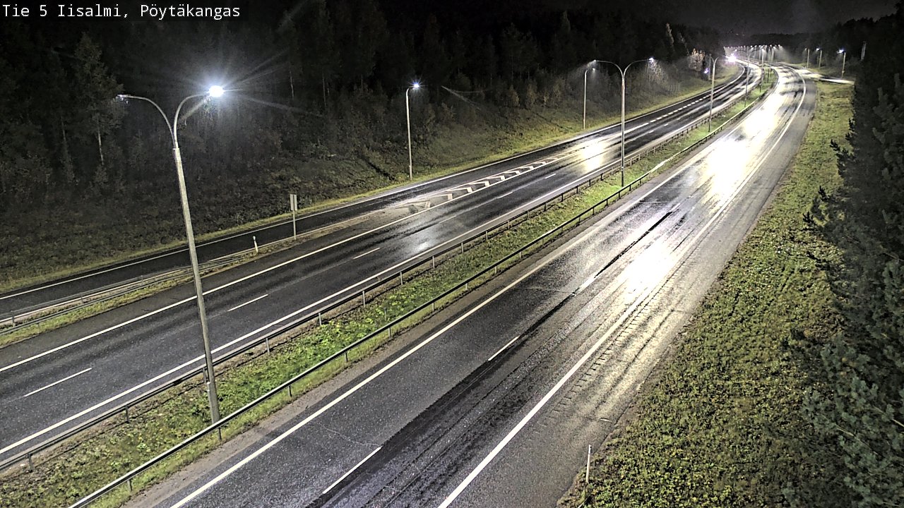Weather Camera Image Road 5 Iisalmi, Pöytäkangas, Iisalmi, Pohjois-Savo
