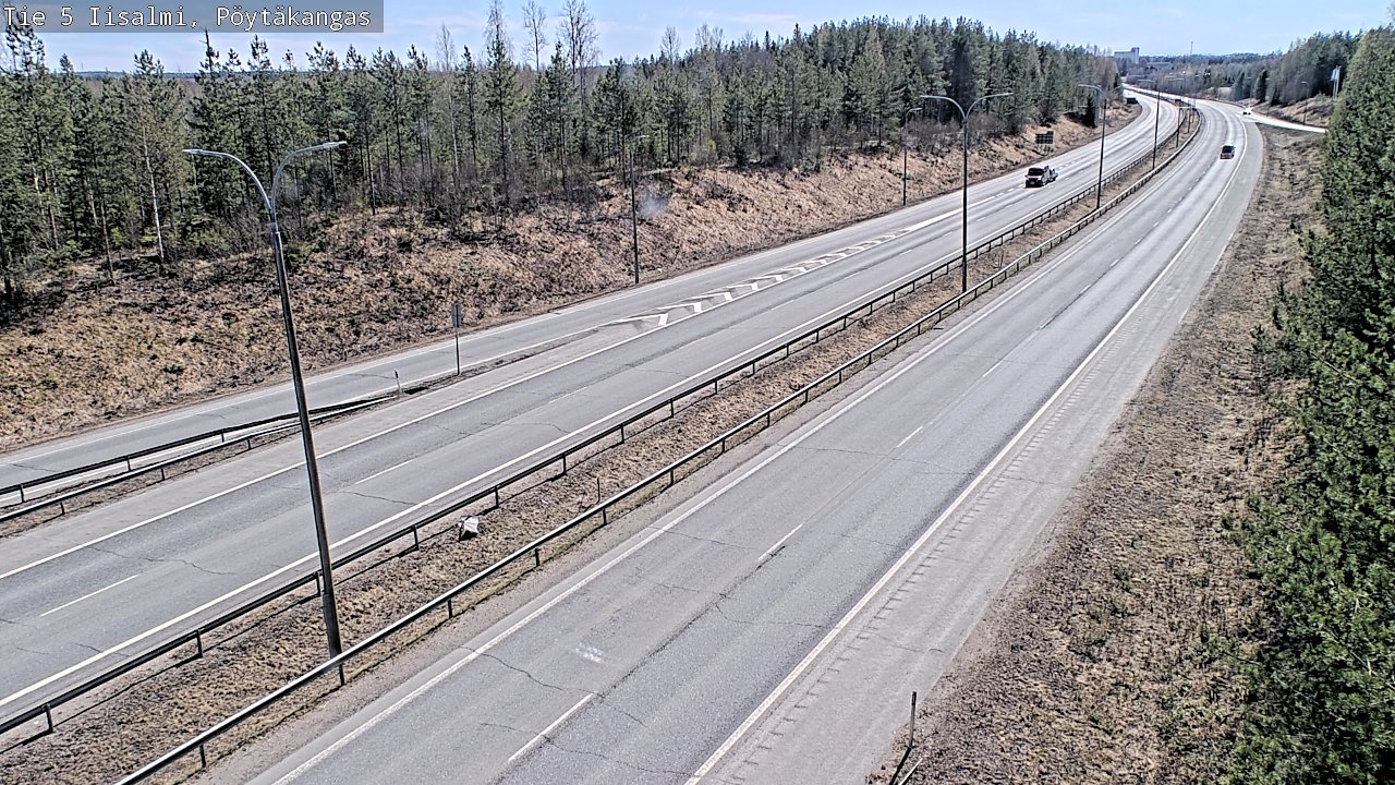 Weather Camera Image Väg 5 Idensalmi, Pöytäkangas, Iisalmi, Pohjois-Savo