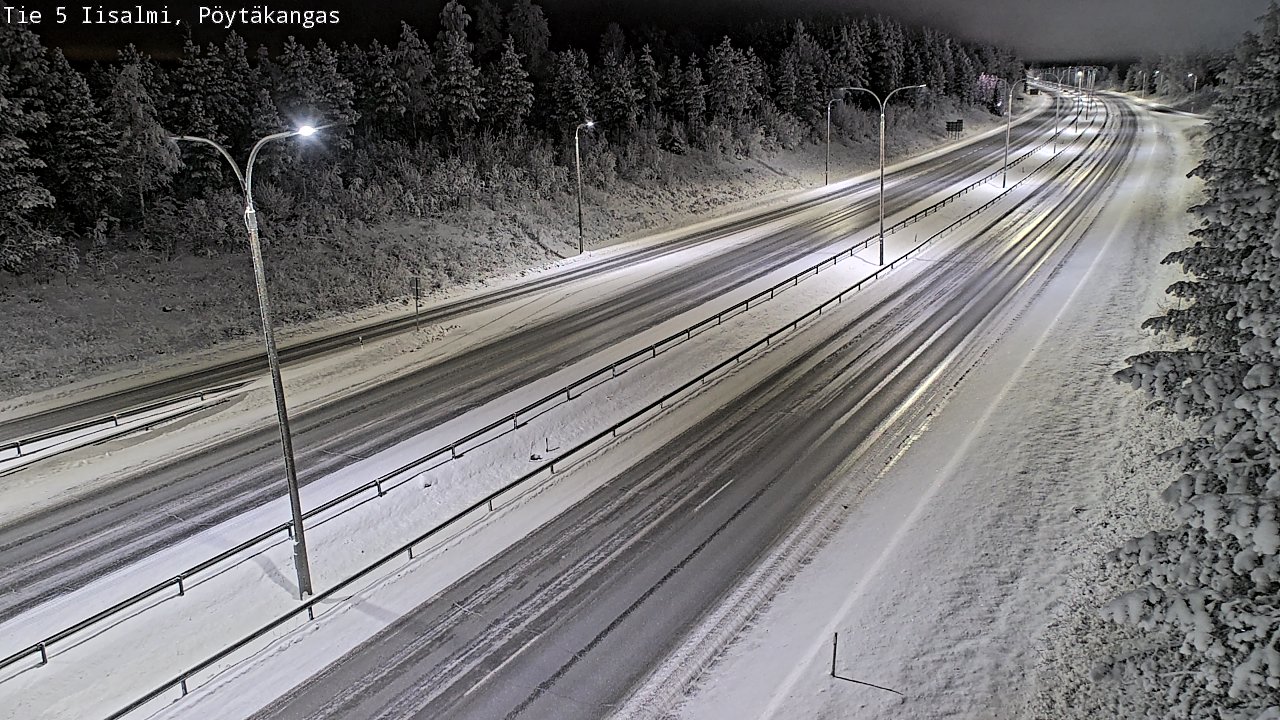 Weather Camera Image Väg 5 Idensalmi, Pöytäkangas, Iisalmi, Pohjois-Savo