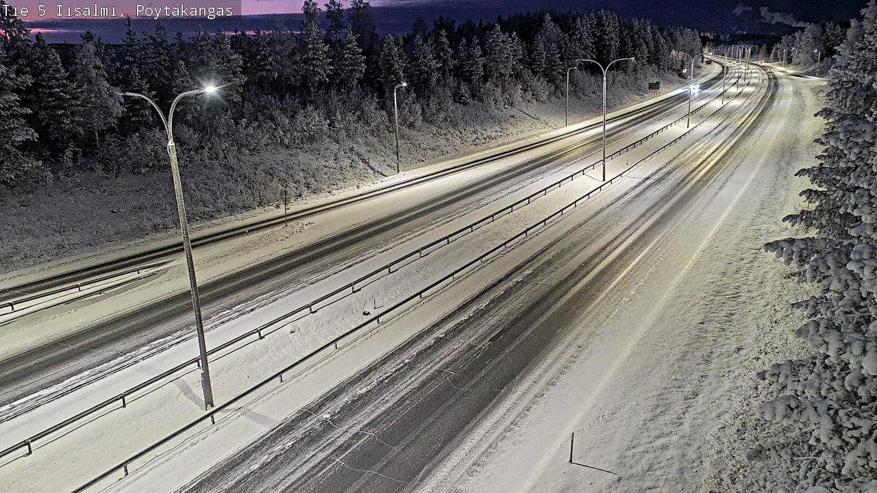 Kelikamerat Kuva Tie 5 Iisalmi, Pöytäkangas, Iisalmi, Pohjois-Savo