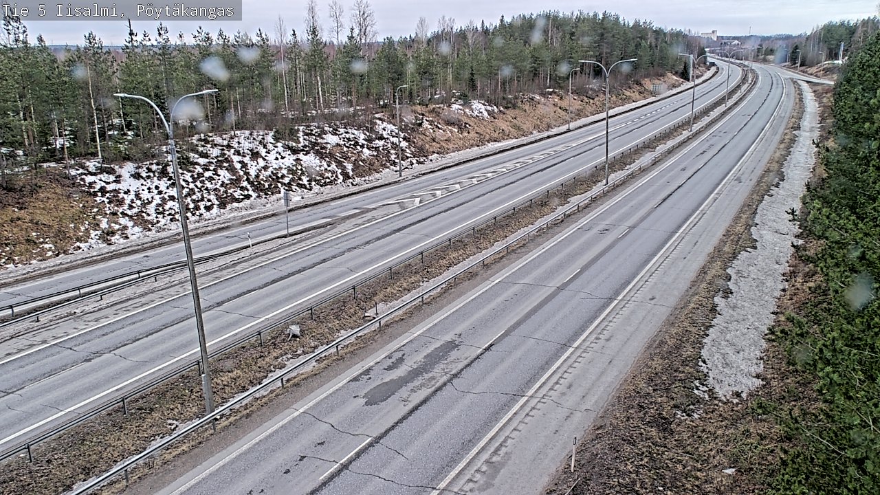 Kelikamerat Kuva Tie 5 Iisalmi, Pöytäkangas, Iisalmi, Pohjois-Savo