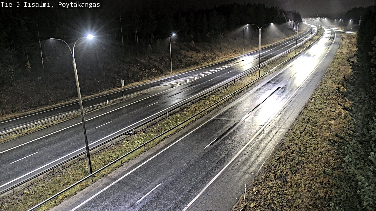 Weather Camera Image Road 5 Iisalmi, Pöytäkangas, Iisalmi, Pohjois-Savo
