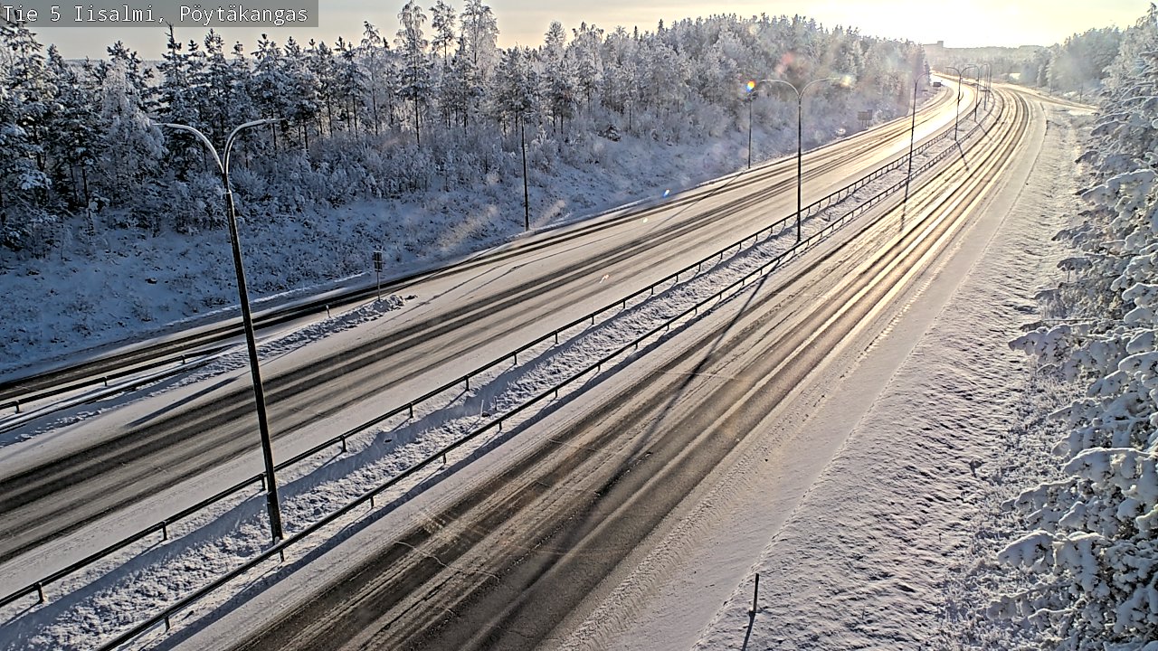 Weather Camera Image Väg 5 Idensalmi, Pöytäkangas, Iisalmi, Pohjois-Savo