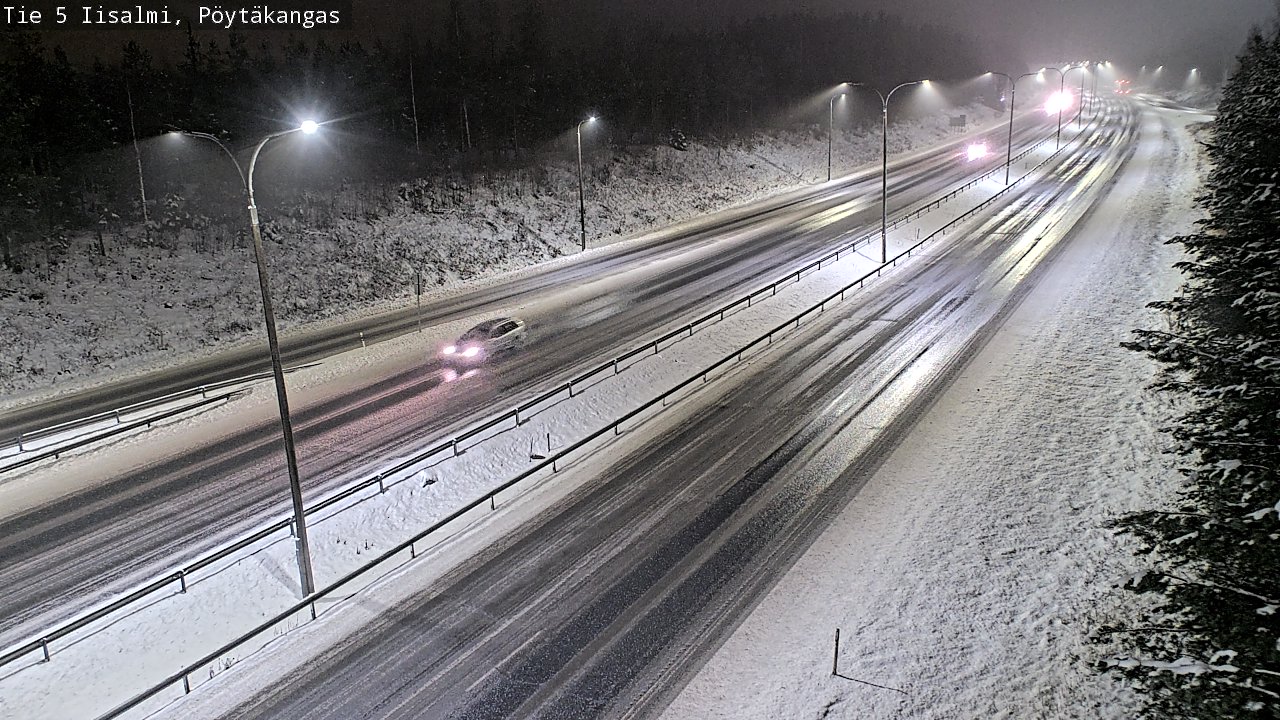 Weather Camera Image Road 5 Iisalmi, Pöytäkangas, Iisalmi, Pohjois-Savo