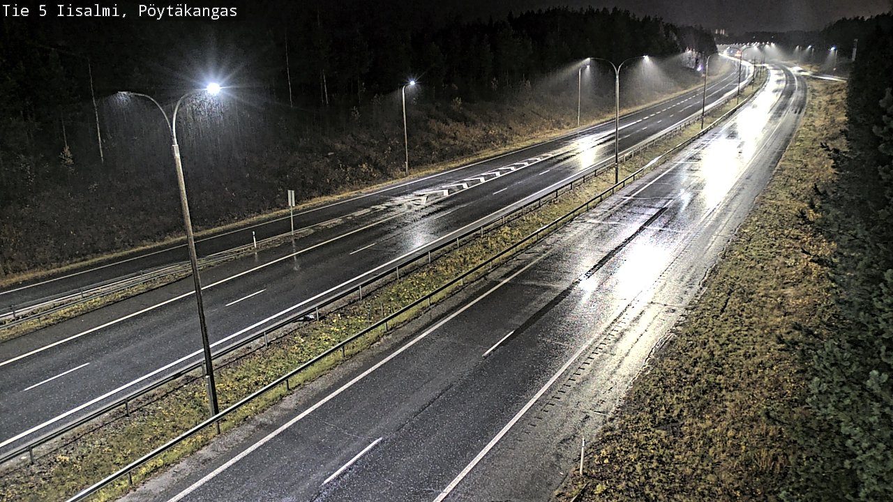 Weather Camera Image Väg 5 Idensalmi, Pöytäkangas, Iisalmi, Pohjois-Savo