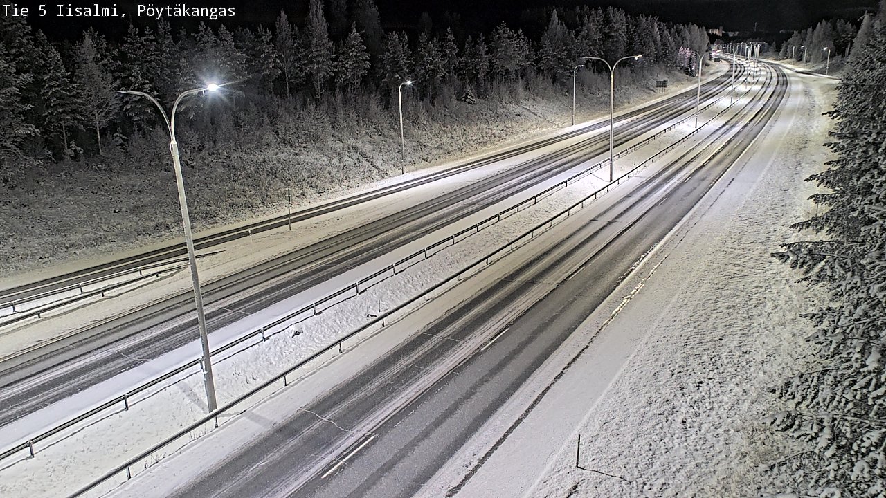 Kelikamerat Kuva Tie 5 Iisalmi, Pöytäkangas, Iisalmi, Pohjois-Savo