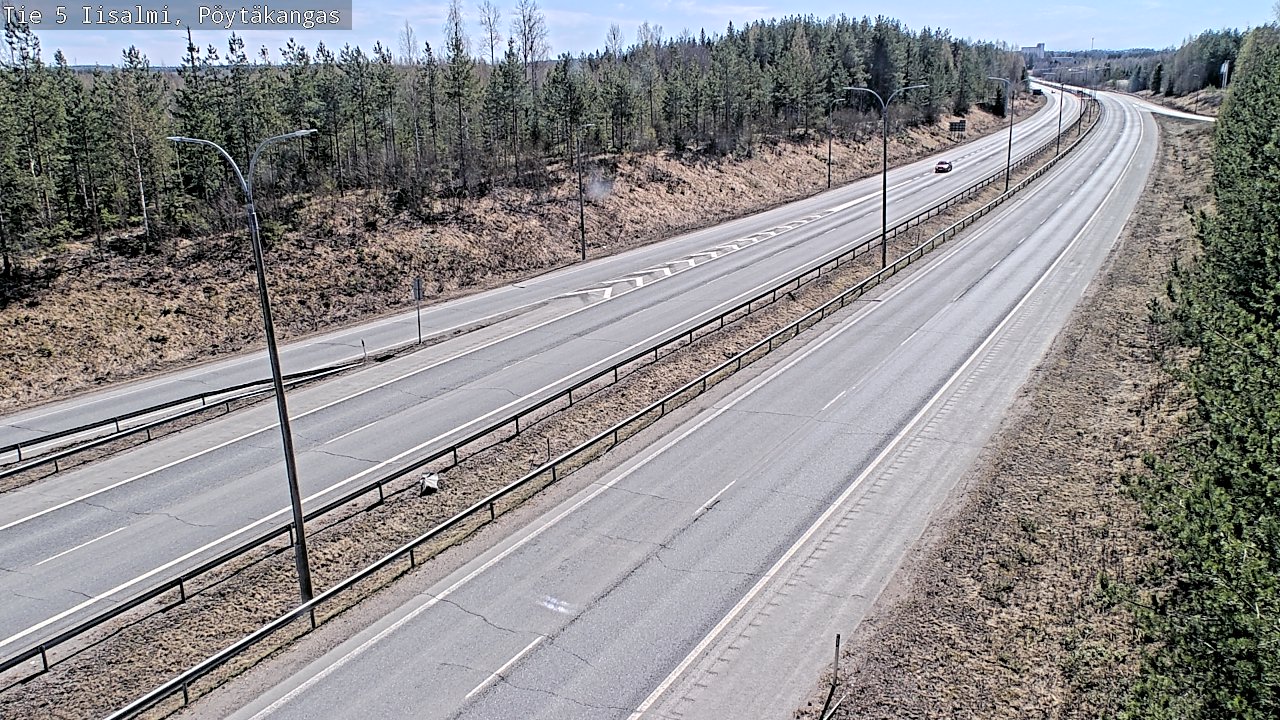 Weather Camera Image Väg 5 Idensalmi, Pöytäkangas, Iisalmi, Pohjois-Savo
