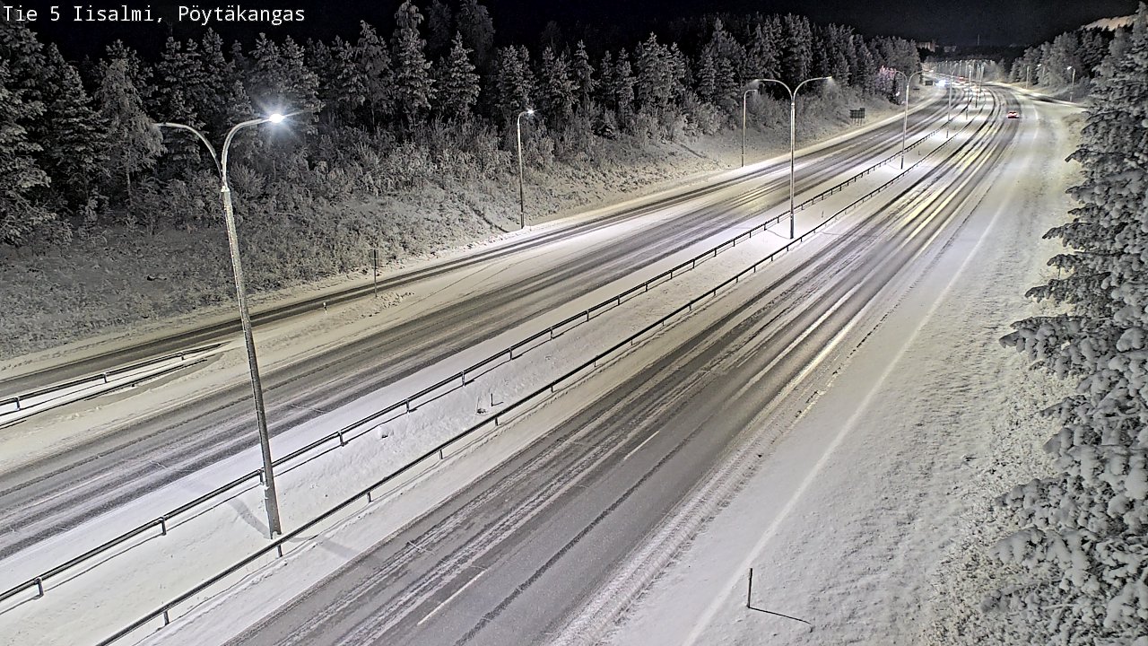 Weather Camera Image Väg 5 Idensalmi, Pöytäkangas, Iisalmi, Pohjois-Savo