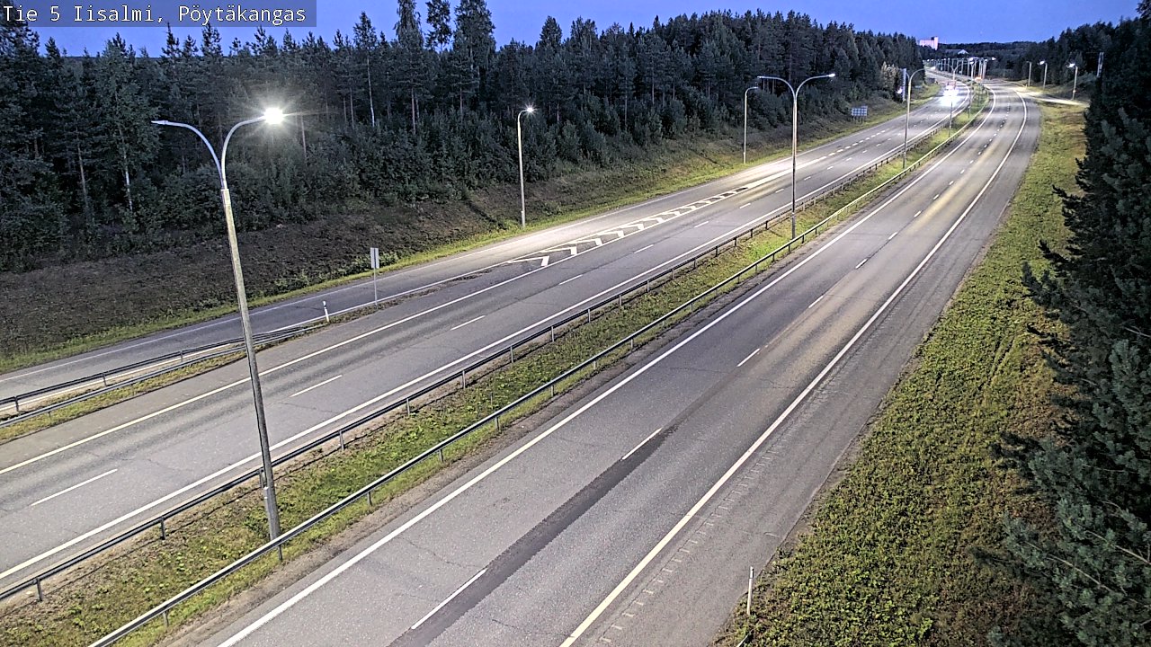 Kelikamerat Kuva Tie 5 Iisalmi, Pöytäkangas, Iisalmi, Pohjois-Savo
