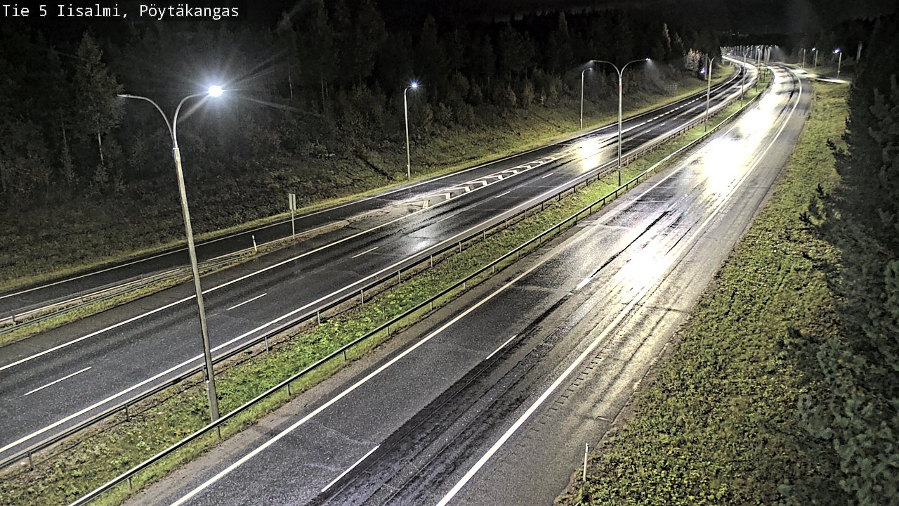 Weather Camera Image Road 5 Iisalmi, Pöytäkangas, Iisalmi, Pohjois-Savo