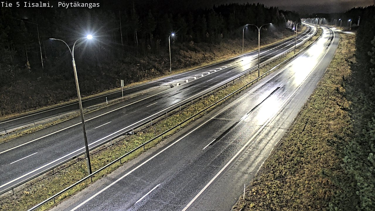 Weather Camera Image Väg 5 Idensalmi, Pöytäkangas, Iisalmi, Pohjois-Savo