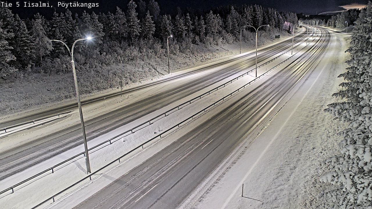 Weather Camera Image Väg 5 Idensalmi, Pöytäkangas, Iisalmi, Pohjois-Savo