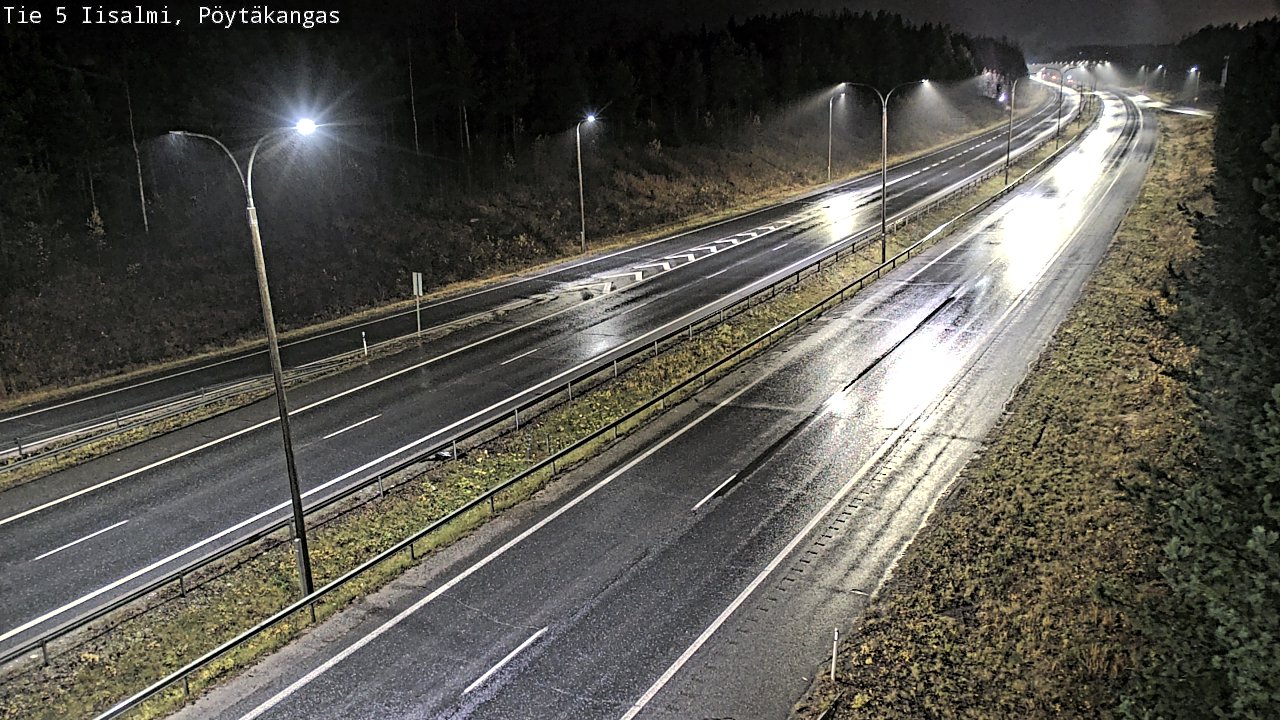 Weather Camera Image Väg 5 Idensalmi, Pöytäkangas, Iisalmi, Pohjois-Savo