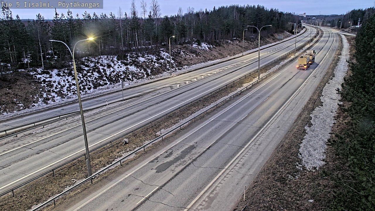 Kelikamerat Kuva Tie 5 Iisalmi, Pöytäkangas, Iisalmi, Pohjois-Savo