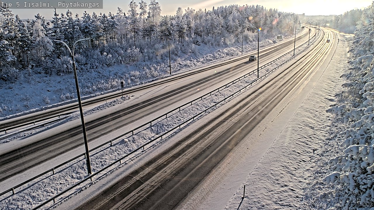 Weather Camera Image Väg 5 Idensalmi, Pöytäkangas, Iisalmi, Pohjois-Savo