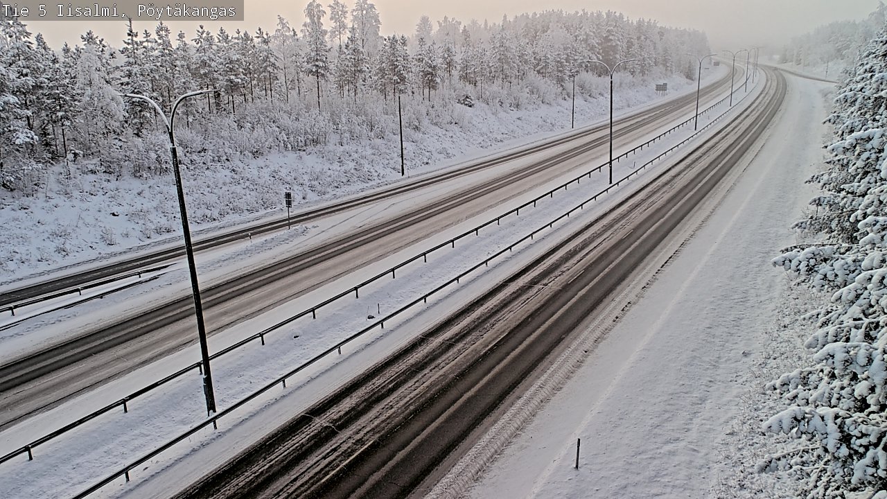 Weather Camera Image Väg 5 Idensalmi, Pöytäkangas, Iisalmi, Pohjois-Savo