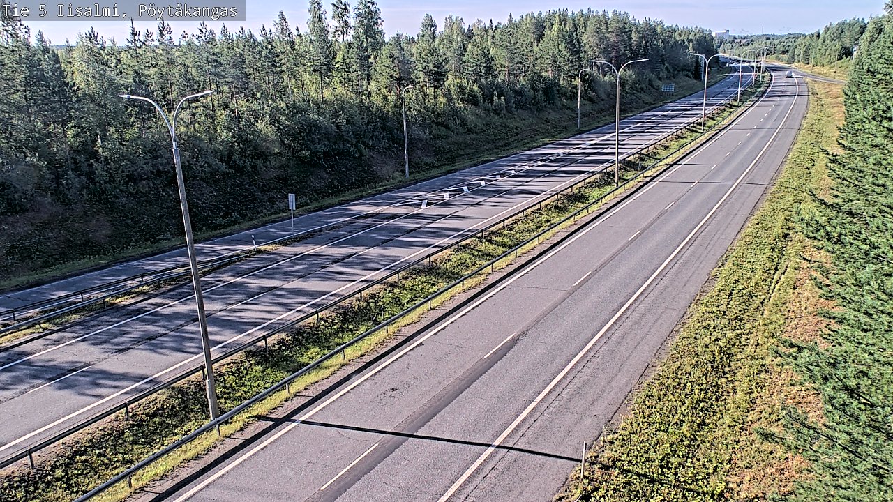 Kelikamerat Kuva Tie 5 Iisalmi, Pöytäkangas, Iisalmi, Pohjois-Savo