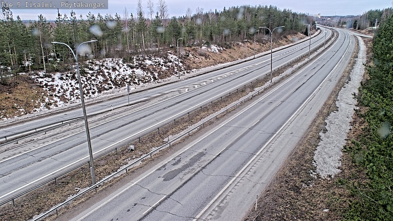 Kelikamerat Kuva Tie 5 Iisalmi, Pöytäkangas, Iisalmi, Pohjois-Savo