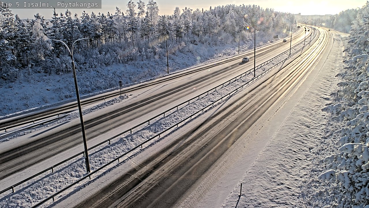 Weather Camera Image Väg 5 Idensalmi, Pöytäkangas, Iisalmi, Pohjois-Savo