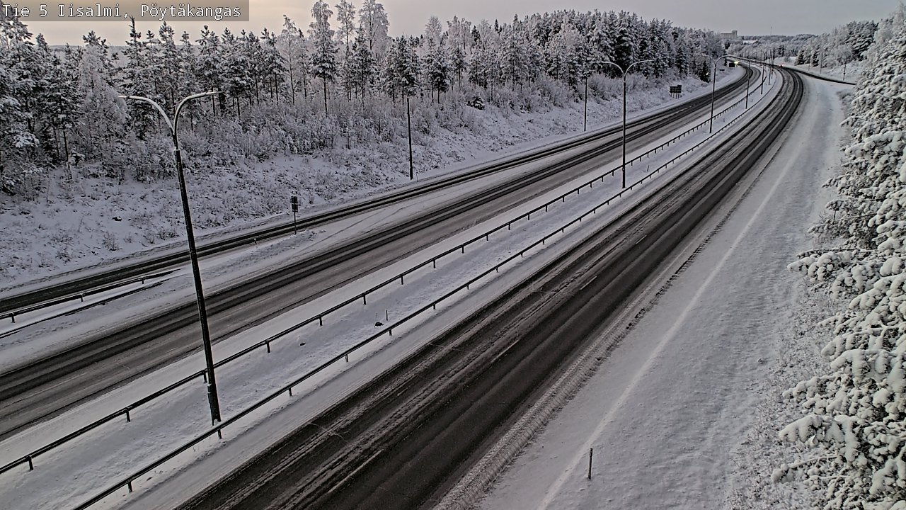 Weather Camera Image Väg 5 Idensalmi, Pöytäkangas, Iisalmi, Pohjois-Savo