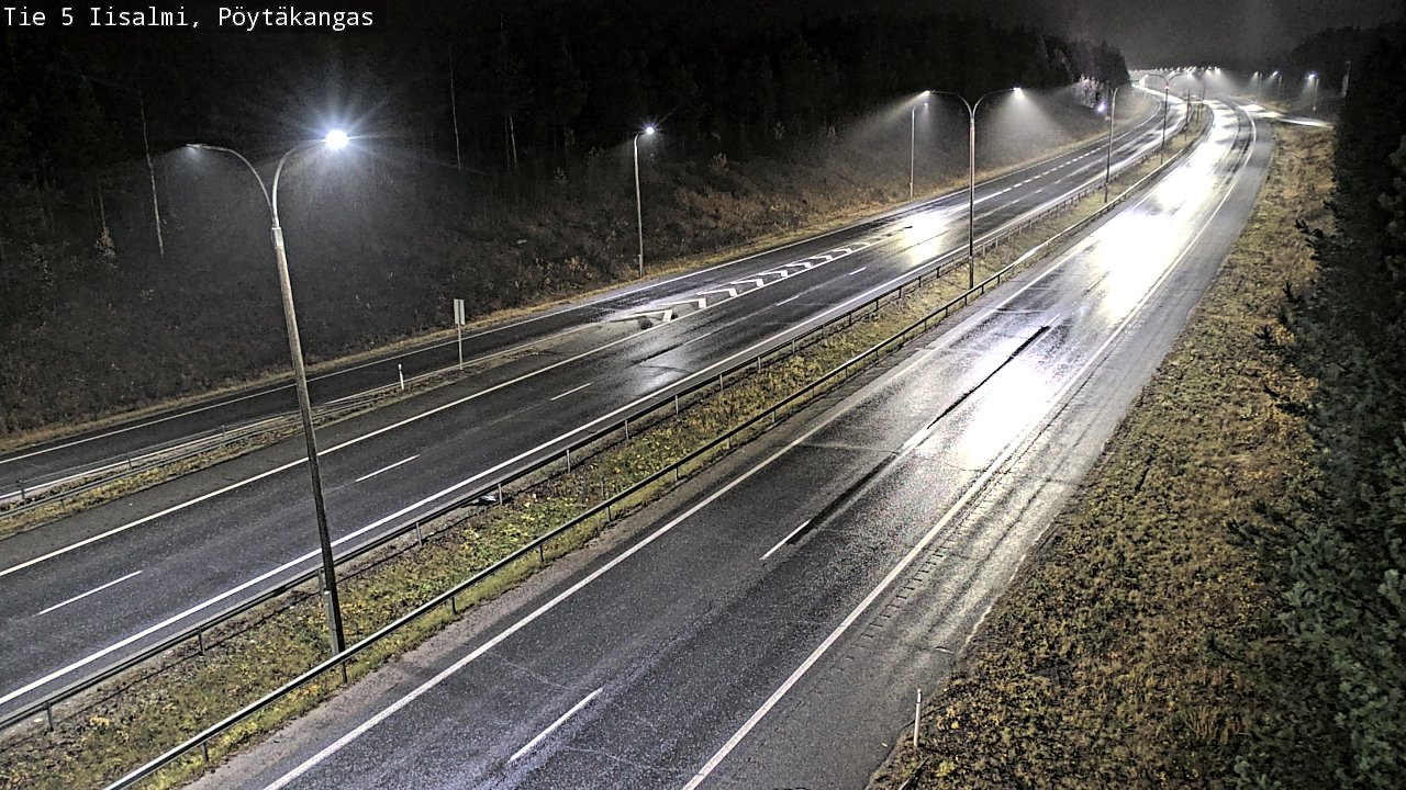 Weather Camera Image Road 5 Iisalmi, Pöytäkangas, Iisalmi, Pohjois-Savo