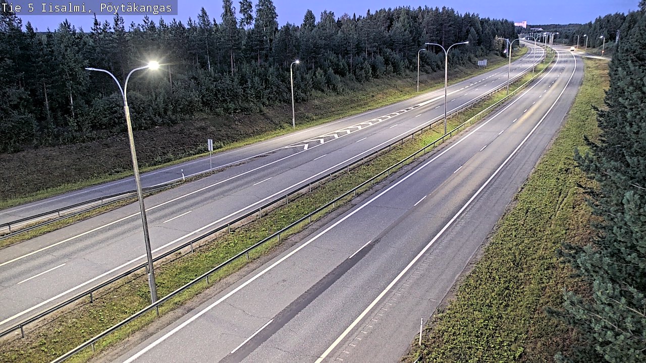 Kelikamerat Kuva Tie 5 Iisalmi, Pöytäkangas, Iisalmi, Pohjois-Savo